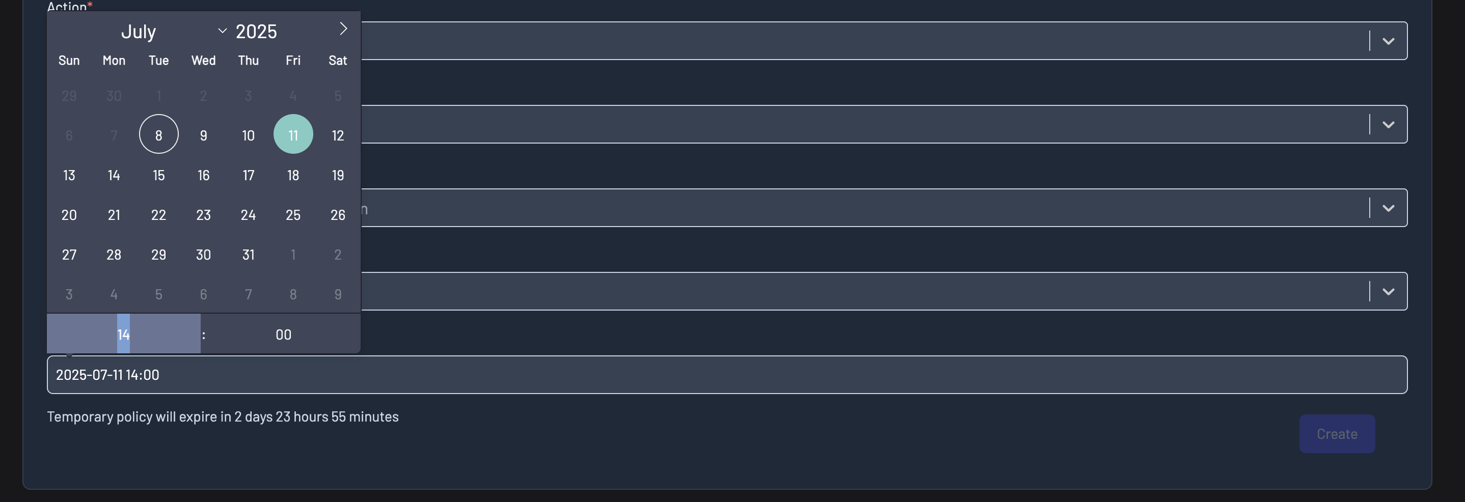 datetime picker
